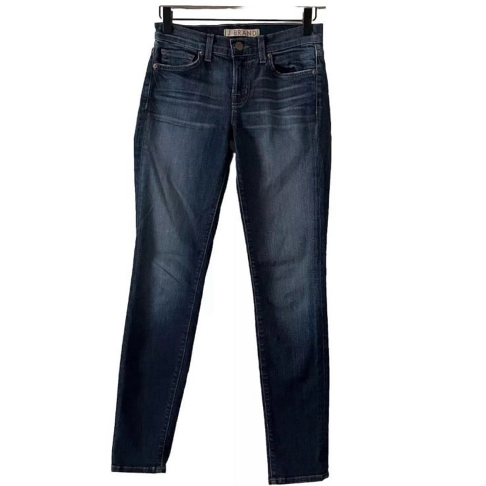 Women’s J Brand Heirloom Skinny Leg Denim Blue Jeans Size 25 Dark Wash Stretch